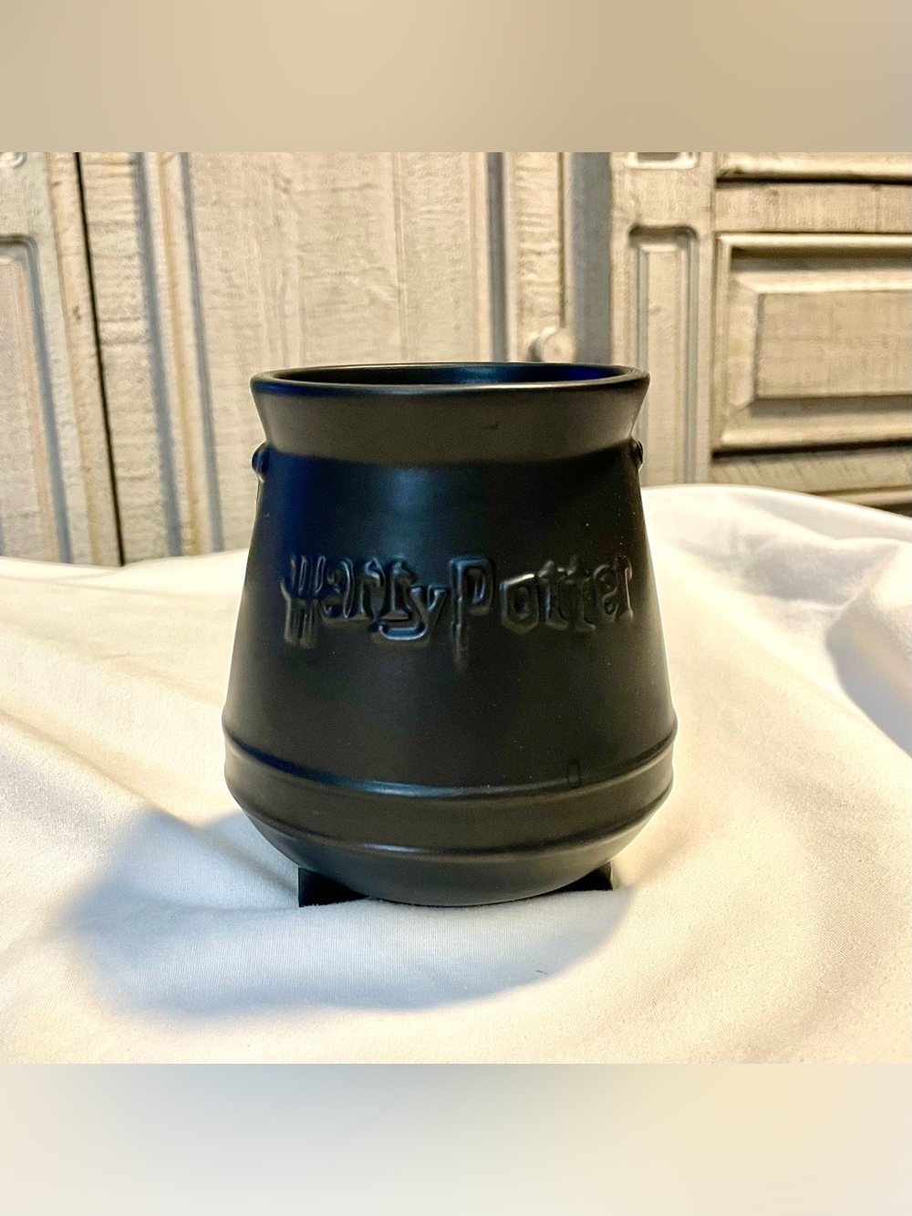 *NWOT* 2017 Ceramic HARRY POTTER Cauldron Mug/Cup - Black - Cauldron Shaped